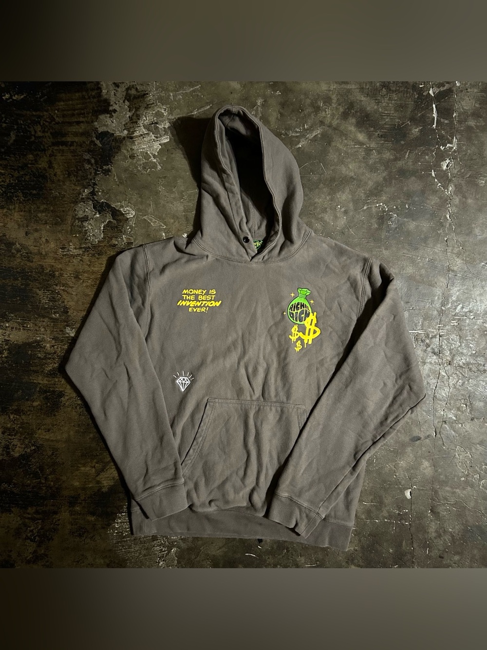 MEDIUM Shoe Palace x Richie Rich Get Money Brown Hoodie